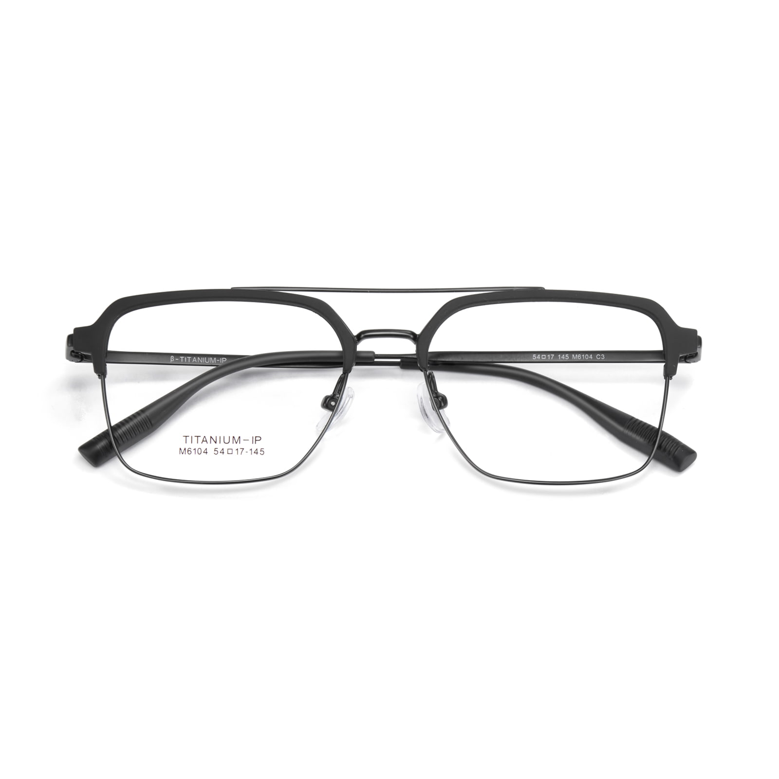 M6104 이중 빔 변색 방지 광택 β 티타늄 안경
