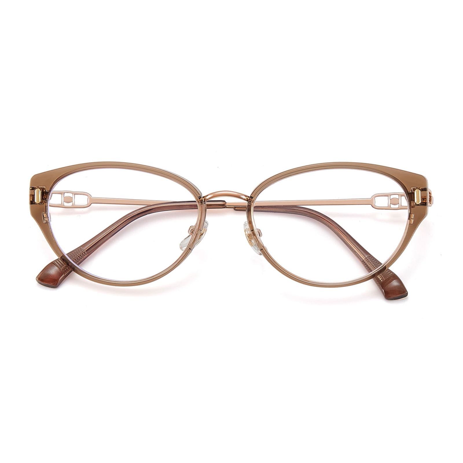 S12008 Cat-Eye Hollow Inner Ring 안티 블루라이트 안경